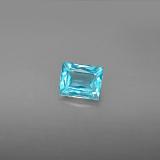 6x5mm Apatite 0.9ct Octagon / Scissor Cut in Light Blue