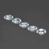 1 carat Light Blue Oval Facet Aquamarine 5mm x 3