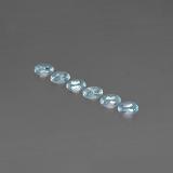 1 carat Light Blue Oval Facet Aquamarine 5mm x 3
