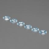 1 ct VVS-VS Oval Facet Aquamarine 5x3