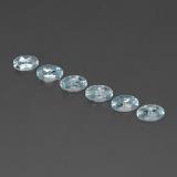 5mm x 3mm Oval Facet Aquamarine 1ct