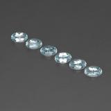 1 ct VVS-VS Oval Facet Aquamarine 5mmx3mm