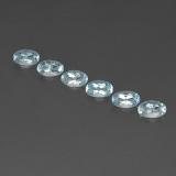 5x3mm Oval Facet Aquamarine 1ct