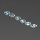 1 carat Light Blue Oval Facet Aquamarine 5mmx3mm