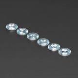 1 ct VVS Oval Facet Aquamarine 5mm x 3mm