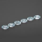 5x3mm Oval Facet Aquamarine 1ct