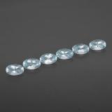 5mm x 3 Aquamarine 1ct Oval Facet in Light Blue