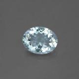 1.5 ct VS Oval Facet Aquamarine 9x7mm