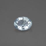 1 ct VS Oval Facet Aquamarine 8mm x 6mm