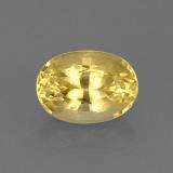 Click for Details 0.8 carat Yellow Golden Oval Facet Beryl 7x5