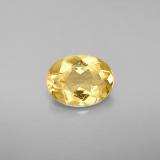 1.5 ct VS Oval Facet Beryl 9x7mm