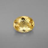 9mmx7mm Oval Facet Beryl 1.5ct