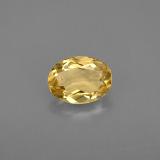 1 ct VVS Oval Facet Beryl 7.5x5.5