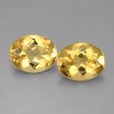 3 carat Yellow Golden Oval Facet Beryl 9x7