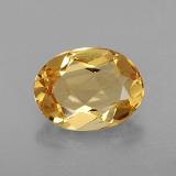Click for Details 1 carat Yellow Golden Oval Facet Beryl 7.5x6