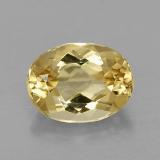 Click for Details 1 carat Yellow Golden Oval Facet Beryl 8mm x 6mm