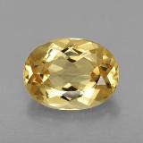 1 carat Yellow Golden Oval Facet Beryl 8mm x 6