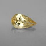 Click for Details 13mm x 8 Beryl 3ct Pear Facet in Yellow Golden