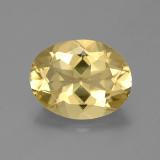 Click for Details 3 carat Yellow Golden Oval Facet Beryl 11.5x9mm