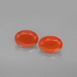 7mm x 5 Oval Facet Carnelian 1.5ct