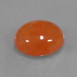 5 carat Orange Oval Cabochon Carnelian 12mm x 10
