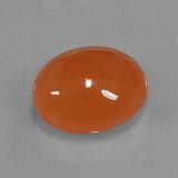 5 ct Translucent Oval Cabochon Carnelian 12mmx10mm