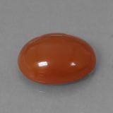 12x10 Carnelian 4ct Oval Cabochon in Orange