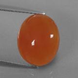 4 carat Orange Oval Cabochon Carnelian 11.5mm x 9.5
