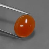4 carat Orange Oval Cabochon Carnelian 12x10mm