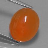 11mm x 9 Oval Cabochon Carnelian 4ct