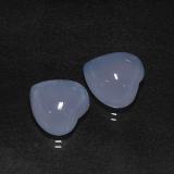 12x12 Heart Cabochon Chalcedony 13ct