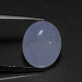 4 ct Transparent/Translucent Oval Cabochon Chalcedony 11x9mm