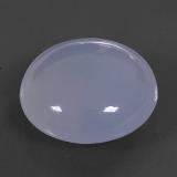 25mm Chalcedony 51ct Round Cabochon in Lavender Blue