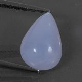 5 ct Transparent/Translucent Pear Cabochon Chalcedony 14x9.5mm