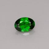 0.8 carat Green Oval Facet Chrome Diopside 7mmx5mm