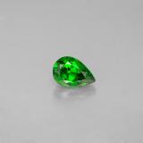 6.5x4.5mm Chrome Diopside 0.6ct Pear Facet in Green