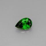 7mm x 4.5mm Chrome Diopside 0.6ct Pear Facet in Green