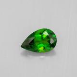 7.5mm x 5 Pear Facet Chrome Diopside 0.8ct