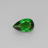 8x5mm Chrome Diopside 0.8ct Pear Facet in Green
