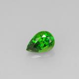 6mm x 4.5 Pear Facet Chrome Diopside 0.5ct
