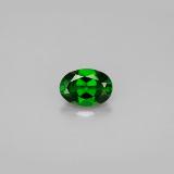 7x5mm Oval Facet Chrome Diopside 0.9ct