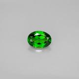 7mmx5mm Oval Facet Chrome Diopside 0.8ct