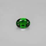 0.9 ct VS Oval Facet Chrome Diopside 7x5