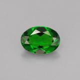 0.7 carat Green Oval Facet Chrome Diopside 7mmx5mm
