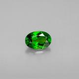 7mmx5mm Chrome Diopside 0.8ct Oval Facet in Green