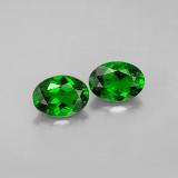 7x5mm Chrome Diopside 1.5ct Oval Facet in Green