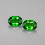 7x5 Oval Facet Chrome Diopside 1.5ct