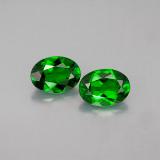 7mm x 5 Oval Facet Chrome Diopside 1.5ct