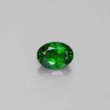 7x5mm Chrome Diopside 0.9ct Oval Facet in Green