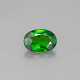7mmx5mm Chrome Diopside 0.8ct Oval Facet in Green